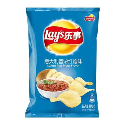 Чипсы LAYS со вкусом Итальянский соус болоньез,70 г в Билла