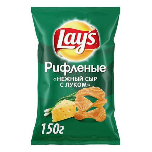 Картофельные чипсы Lay's нежный сыр с луком 150 г в Билла
