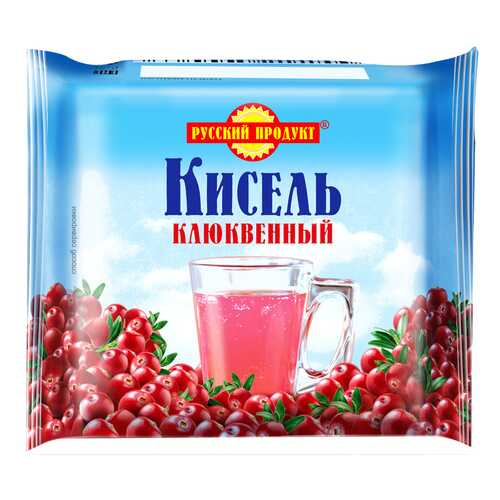 Кисель Русский продукт клюквенный брикет 220 г в Билла