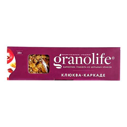 Батончик-гранола Granolife клюква-каркаде в Билла