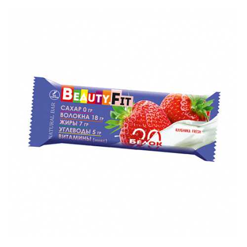 Батончик протеиновый Клубника Beauty Fit 60 г в Билла