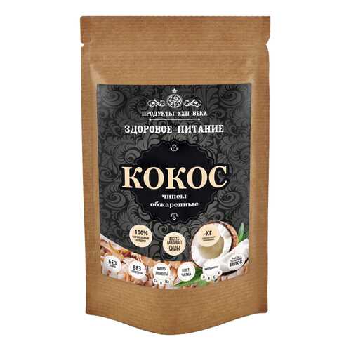 Кокосовые чипсы Продукты XXII века обжаренные 100 г в Билла