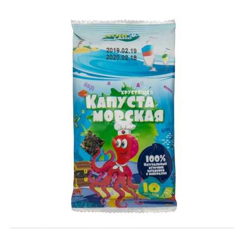 Морская капуста NORI LAND Осьминожка сушеная 4.5г Южная Корея в Билла