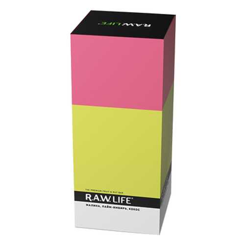 Набор Raw Life Mix, малина-лайм, лайм-имбирь, кокос Raw Life 141 г в Билла