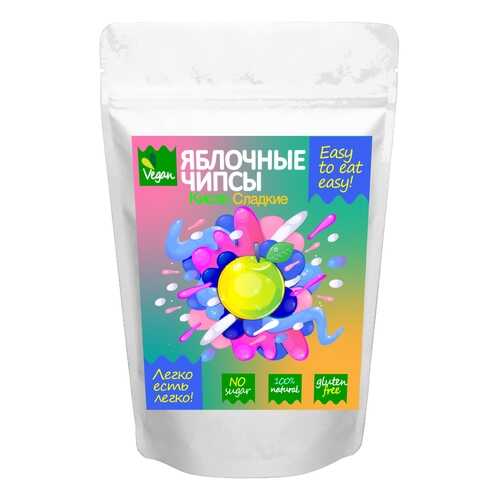 Натуральные фруктовые яблочные чипсы Easy to eat easy кисло-сладкие 30 г в Билла