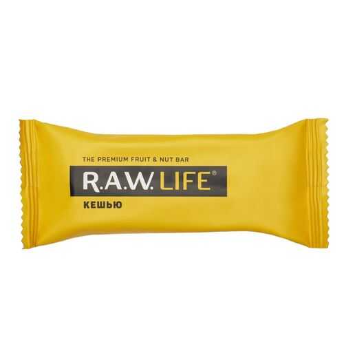Орехово-фруктовый батончик R.A.W. LIFE кешью 47 г в Билла