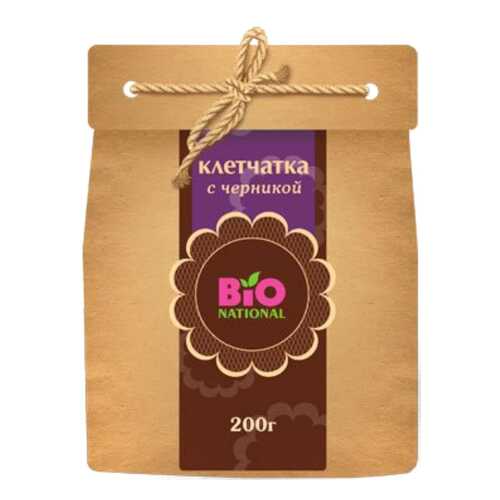 Клетчатка Bio National с черникой в эко-упаковке 200 г в Билла