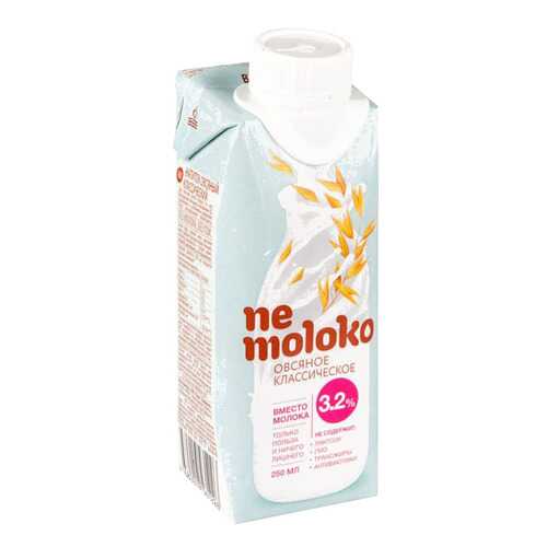 Напиток Ne moloko овсяный классический 3.2% 250 мл в Билла
