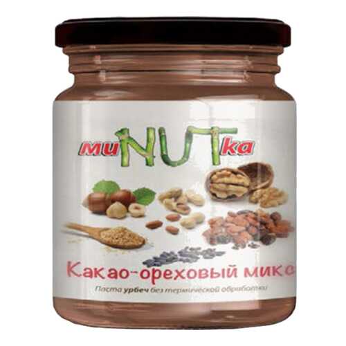 Паста МиNUTка урбеч микс орех и какао 200 г в Билла