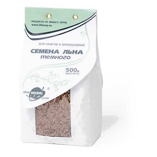 Семена льна темного Образ жизни 500 г в Билла