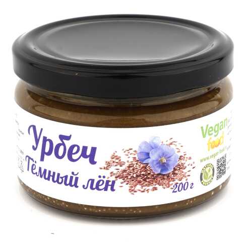 Урбеч Vegan-food из семян темного льна 200 г в Билла