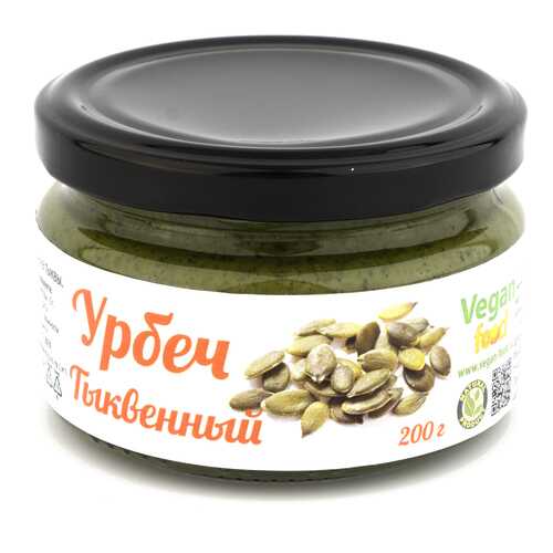 Урбеч Vegan-food из семян тыквы 200 г в Билла