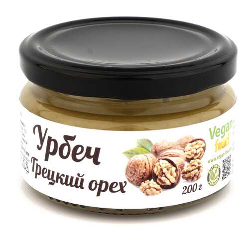 Урбеч Vegan-food из ядер грецкого ореха 200 г в Билла