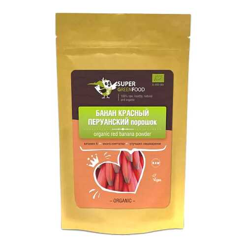 Банан красный Super Green Food перуанский 100 г в Билла