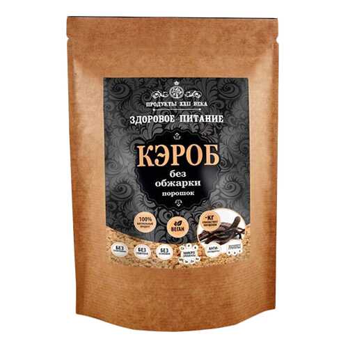 Кэроб порошок Продукты XXII века без обжарки 100 г в Билла
