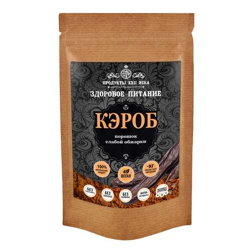 Кэроб Продукты XXII века порошок слабой обжарки 100 г в Билла