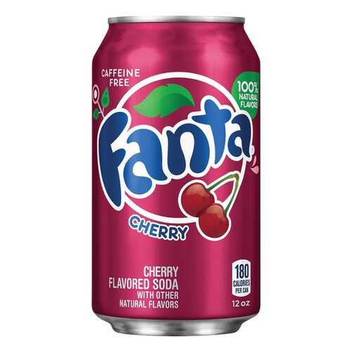 Напиток Fanta cherry жестяная банка 0.36 л в Билла