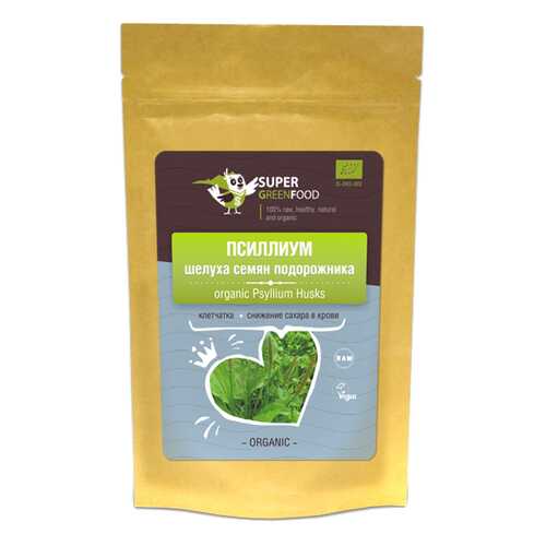 Шелуха Super Green Food семян подорожника 100 г в Билла