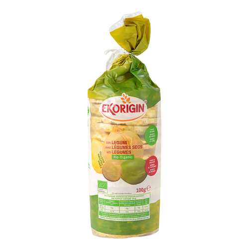 Хлебцы кукурузные Ekorigin legumes cakes с овощами 100 г в Билла
