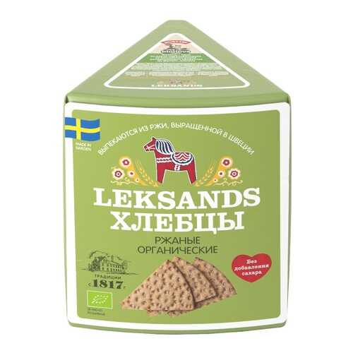 Хлебцы ржаные Органические Leksands by Bionova 200 г, Швеция в Билла