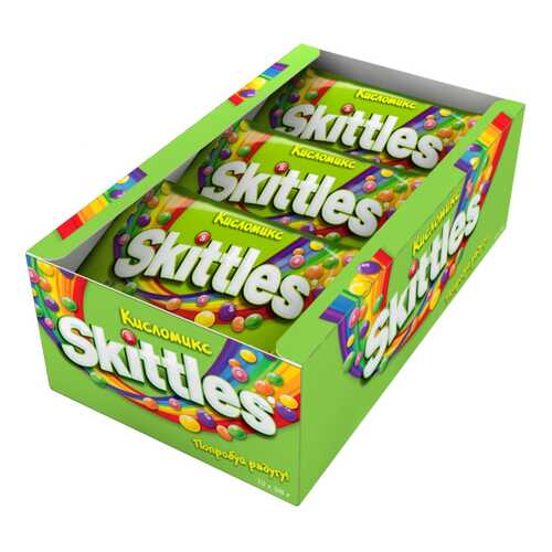 Драже Skittles кисломикс 38 г 12 штук в Билла