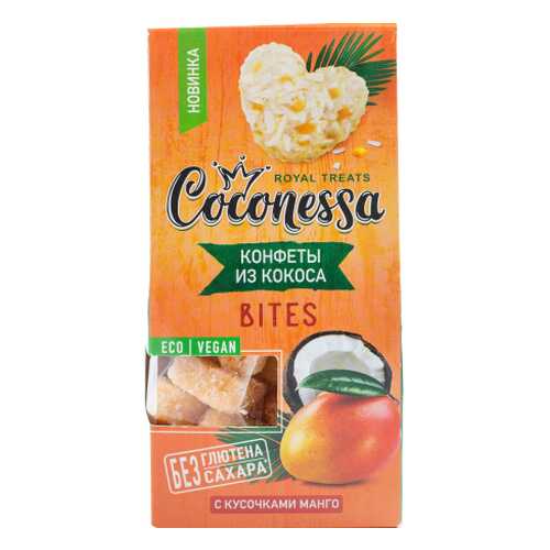 Конфеты Coconessa кокосовые с кусочками манго 90 г в Билла