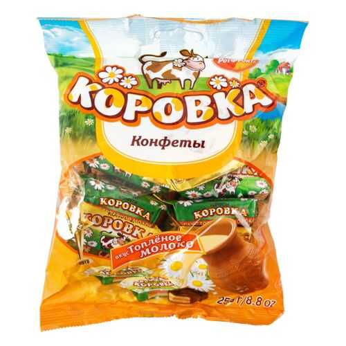 Конфеты Коровка вкус топленое молоко 250 г в Билла