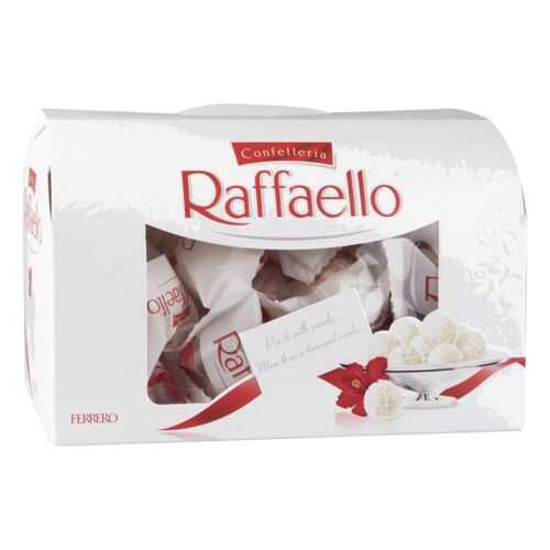 Конфеты Raffaello с цельным миндальным орехом в кокосовой обсыпке 240 г в Билла