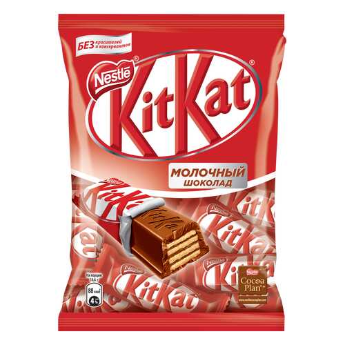 Молочный шоколад Kit Kat с хрустящей вафлей 169 г в Билла
