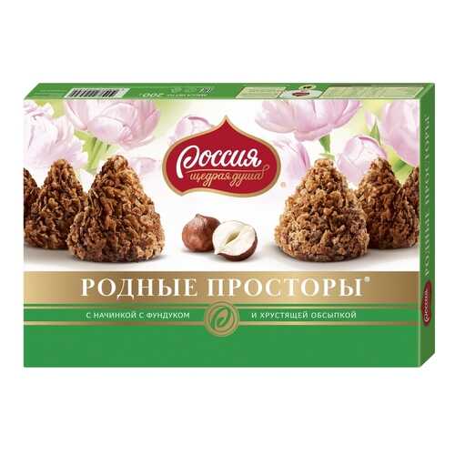 Набор конфет родные просторы Россия - щедрая душа с фундуком 200 г в Билла