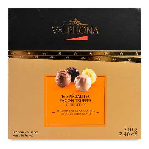 Шоколадные конфеты Valrhona с трюфельной начинкой 210г Франция в Билла