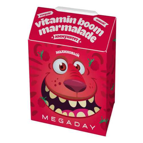 Жевательный мармелад Megaday с витаминами детский иммунитет малина 20 г в Билла
