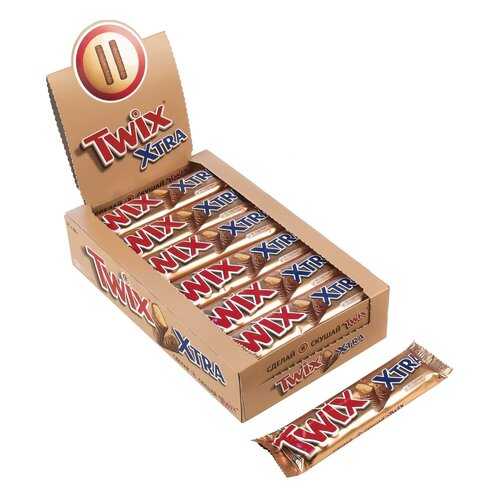 Батончик Twix xtra шоколадный 82 г 24 штуки в Билла