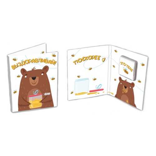 Шоколад Chokocat Выздоравливай, молочный, мини-открытка, 5 гр в Билла