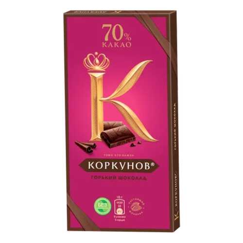 Шоколад горький А. Коркунов 70% 90 г в Билла
