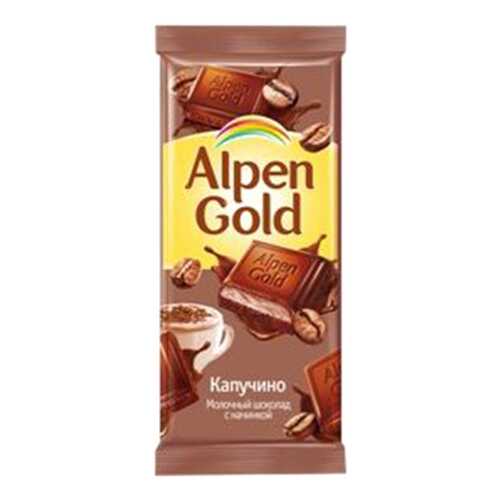Шоколад молочный Alpen Gold с начинкой капучино 90 г в Билла