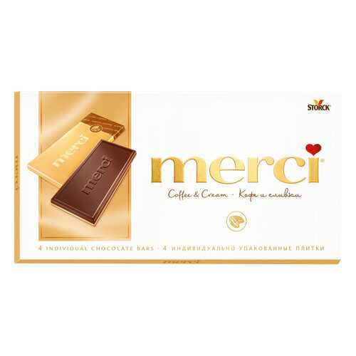Шоколад молочный Merci кофе и сливки 100 г в Билла