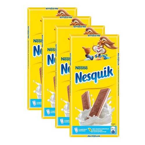 Шоколад Nesquik с молочной начинкой 4*100 г в Билла