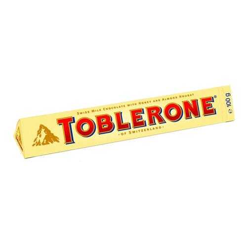 TOBLERONE шоколад молочный с медово-миндальной нугой 100г по 20шт в Билла