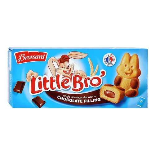 Пирожное Little Bro с шоколадной начинкой 5шт*28г в Билла