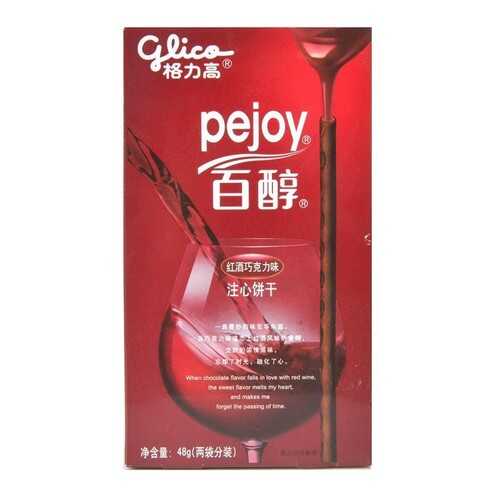 Палочки Glico Pocky красное вино и шоколад 48 г в Билла