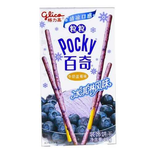 Палочки Glico Pocky со вкусом мороженного и голубики 47 г в Билла
