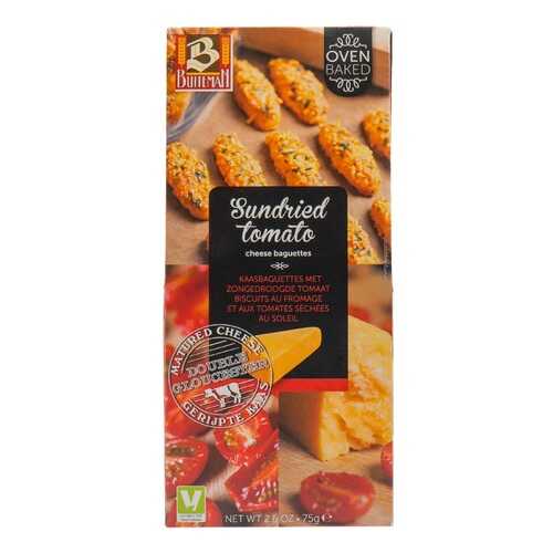 Печенье Buiteman с сушёными помидорами и двойным глочестерским сыром Sundried Tomato 75г в Билла