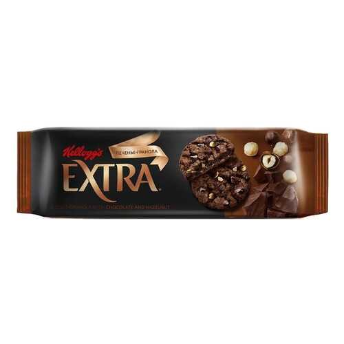 Печенье Kellogg's Extra гранола с шоколадом и фундуком 150 г в Билла