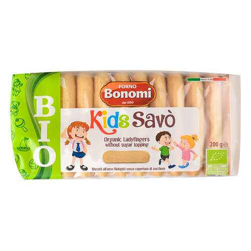 Печенье Savoiardi Kinder сахарное bio 200 г в Билла