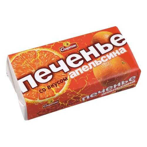 Печенье Спартак со вкусом апельсина 90 г в Билла