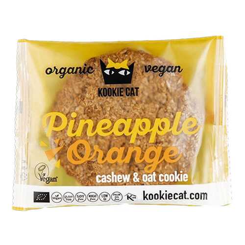 Печенье Ufeelgood kookie cat ананас и апельсин 50 г в Билла