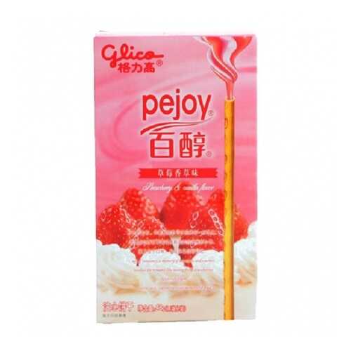 ПОККИ PEJOY GLICO КЛУБНИКА со СЛИВКАМИ 48 г в Билла