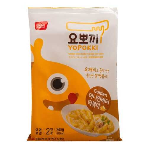 Рисовые клецки Youngt Poong топокки с соусом вкус сыра 240г Южная Корея в Билла
