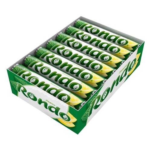 Освежающие мятные конфеты с сахаром Rondo лимон 14 шт по 30 г в Билла